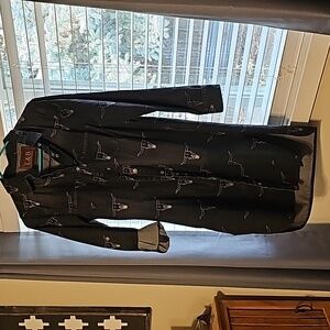 Denim Black Skull Dress or Jacket